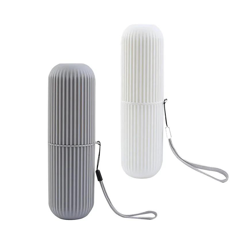 Travel Portable Toothbrush Cup Bathroom Toothpaste Holder Storage Case Box Organizer Travel Toiletries Storage Cup New Creative