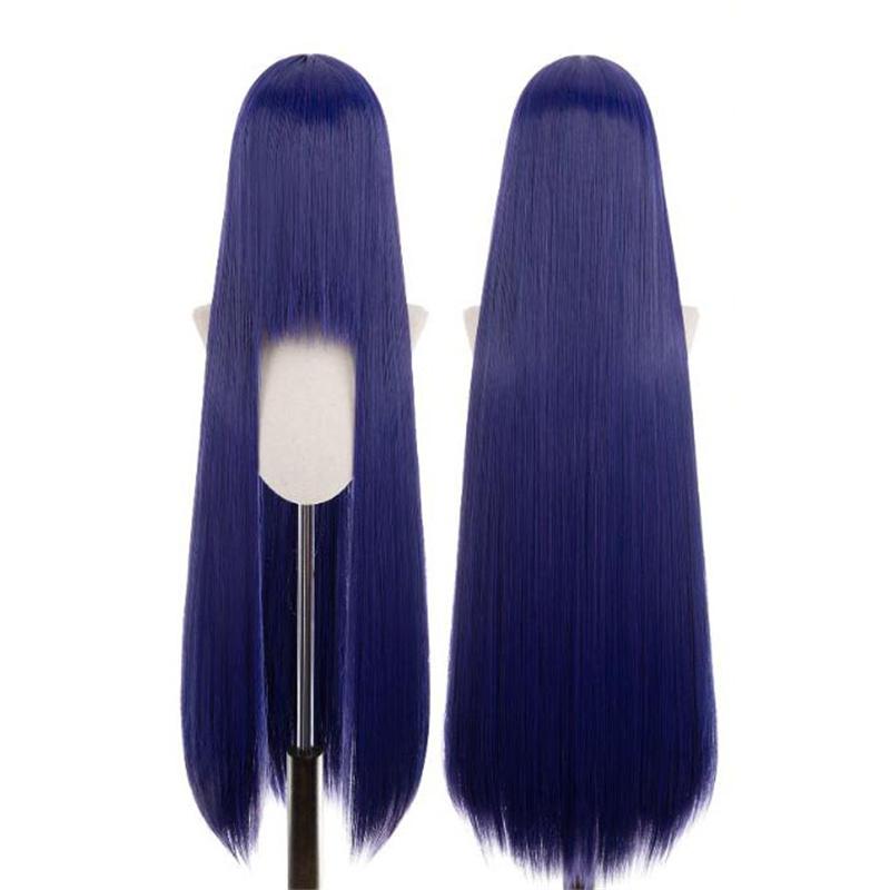 

100 см длинный прямой парик для косплея, блонд, золото, розовый, оранжевый, коричневый, фиолетовый, синий, зеленый, черный, серый цвета, термостойкие волосы, парики Лолиты