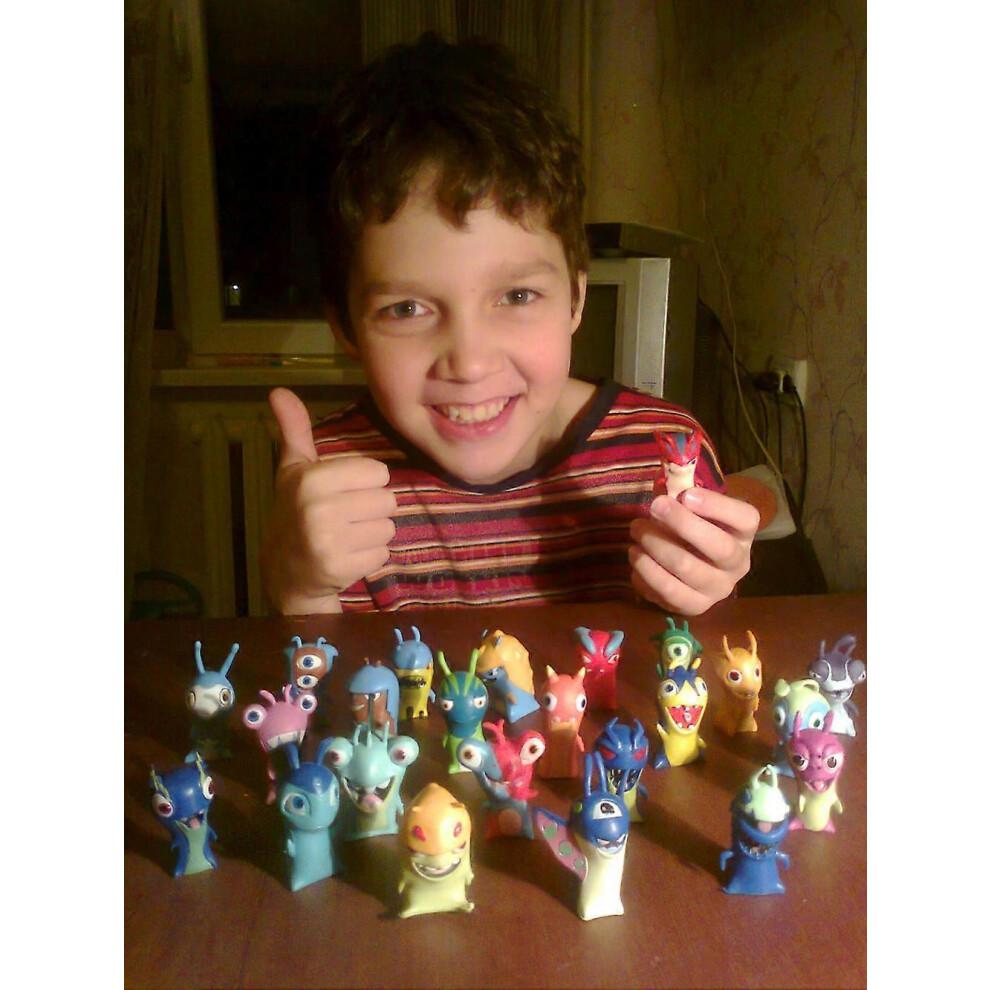 24pcs/set Slugterra Action Figures Toy 5cm Mini Slugterra Anime Figures Toys Doll Slugs Children Kids Boys Toy