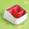 Remote Control Holder 4 Slot Desktop Storage Box Trapezoidal Basket Stationery Organizer Case Home Hotel Decor