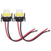 2stk H11 keramisk hunnkontakt 2 pins 2 hulls ledningsnettutskifting 1mm 1224V