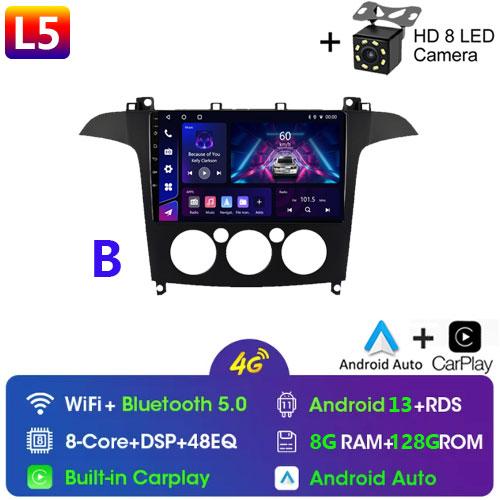 Android14 Car Radio for Ford S Max 2006 2007 2008 - 2010 2011 2015 Car Multimedia Video Player Radio GPS Stereo Auto 2din 7862