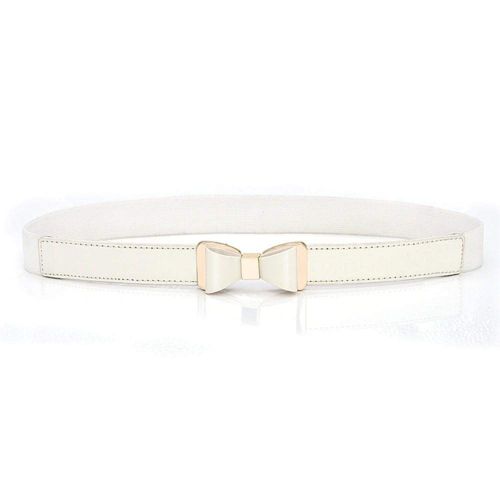 

Creative Adjustable Women Elastic Stretch Belt 2.5cm Wide No Hassle Invisible Belt No Bugle Women Band Dress белый