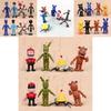 12pcs/set Five Nights At Freddy's Bear Doll Action Figures Toy Collection For Fans