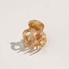 Hollow Out Pumpkin Grab Clip Acetate Retro Mini Hair Claw  Hair Accessories
