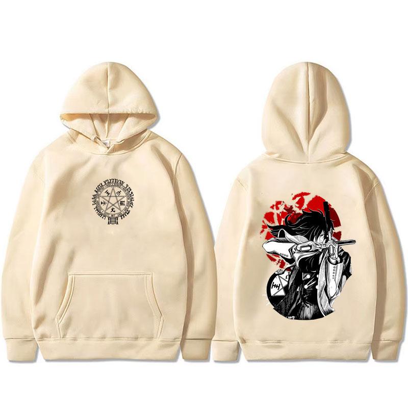 Anime Hellsing Yumie Takagi Graphic Hoodie Vampire Alucard Merch Sweatshirt Men Women Gothic Manga Hoodies