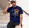 Virginia Aran Metroid Samus Returns 2026 fashion heavyweight hot selling retro printed pattern fun round neck T-shirt for da