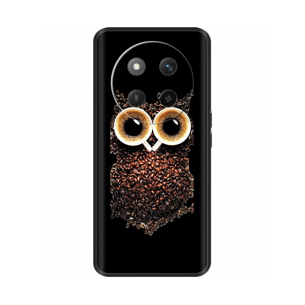 For Honor X60 5G Case Black Silicone Soft Luxury Phone Back Cover for Huawei Honor X60 Pro Painted Shockproof Shell Cases Para
