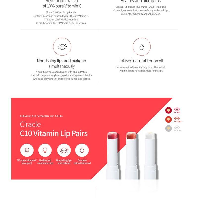 Ciracle - C10 Vitamin Lippen-Paare - 3 Farben