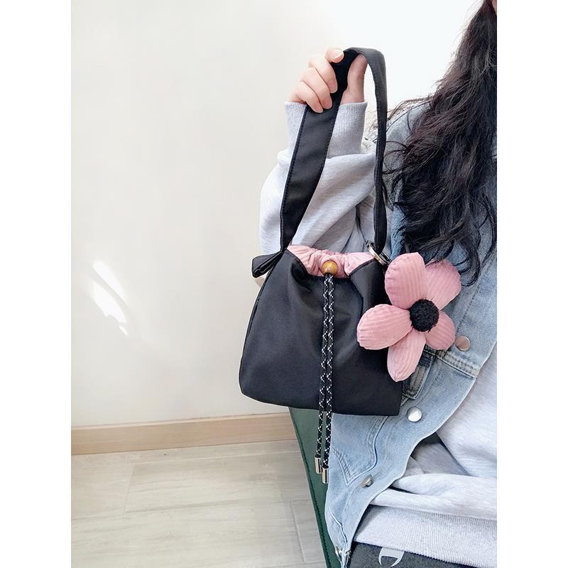 Women's Tricolor Floral Wristlet: High-End Summer Small Handbag & Phone Bag