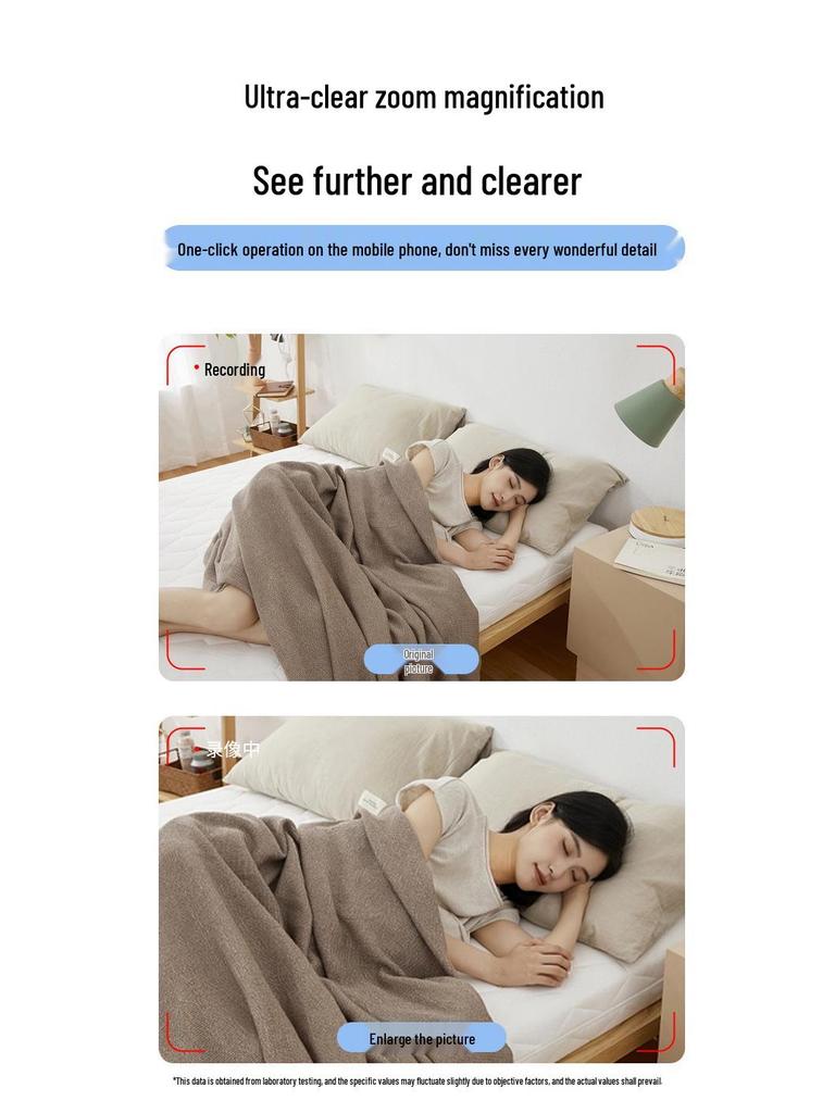 WiFi Wireless Indoor Camera: Phone-Connected, Plug-Free, Night Vision for Remote Monitoring
