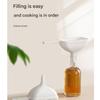 Food Safe Large Opening Funnel For Cooking Oil Transfer PP Materials Pouring Tool Dishwasher Friendly Kitchen Essential