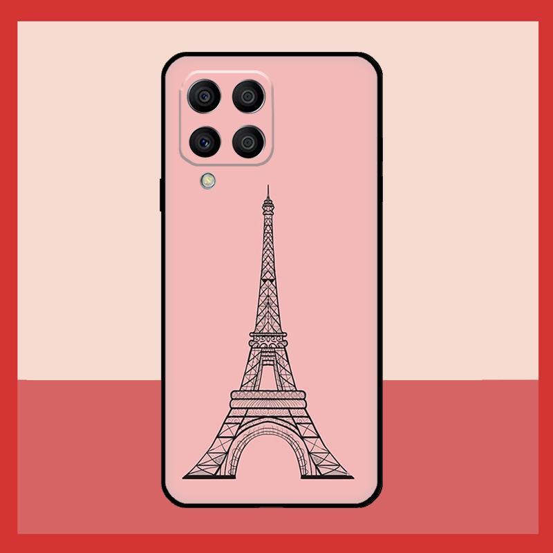Paris Eiffel Tower Case For Samsung Galaxy M31 M21 M13 M33 M53 M15 M35 M55 M16 M36 M56 M12 M32 M52 M14 M34 M54
