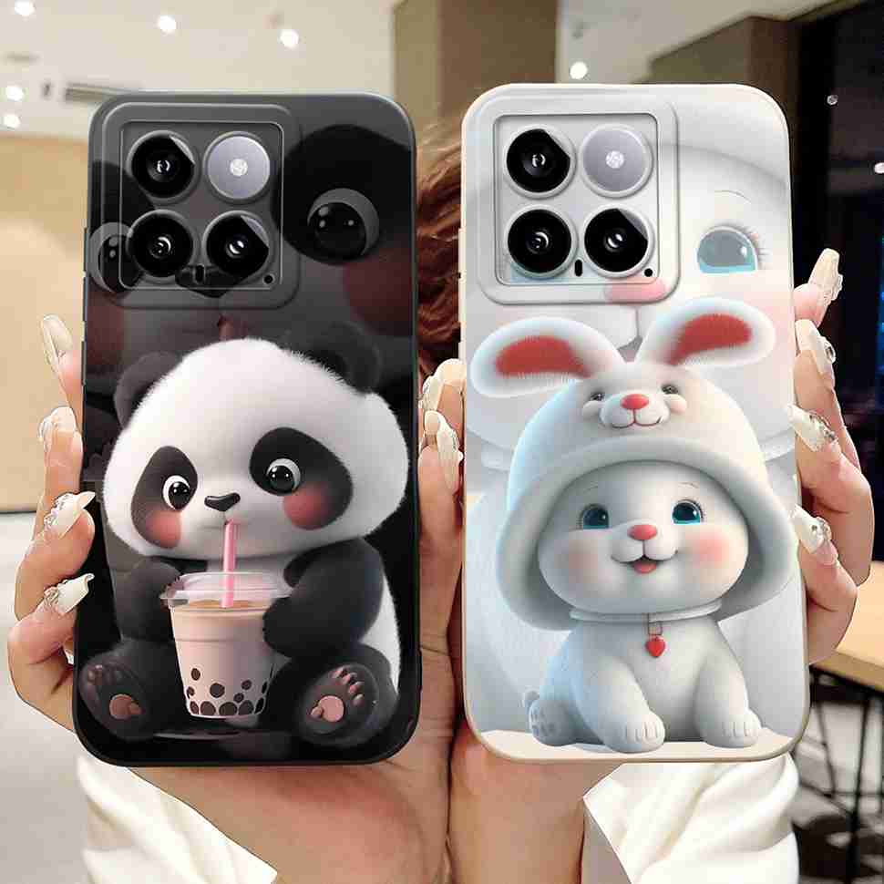 Cover For Xiaomi 14 Case Silicone Shockproof Soft Camera Protective Pattern Matte For Xiaomi 14 Mi14 Xiaomi14 5G 2023 Cases