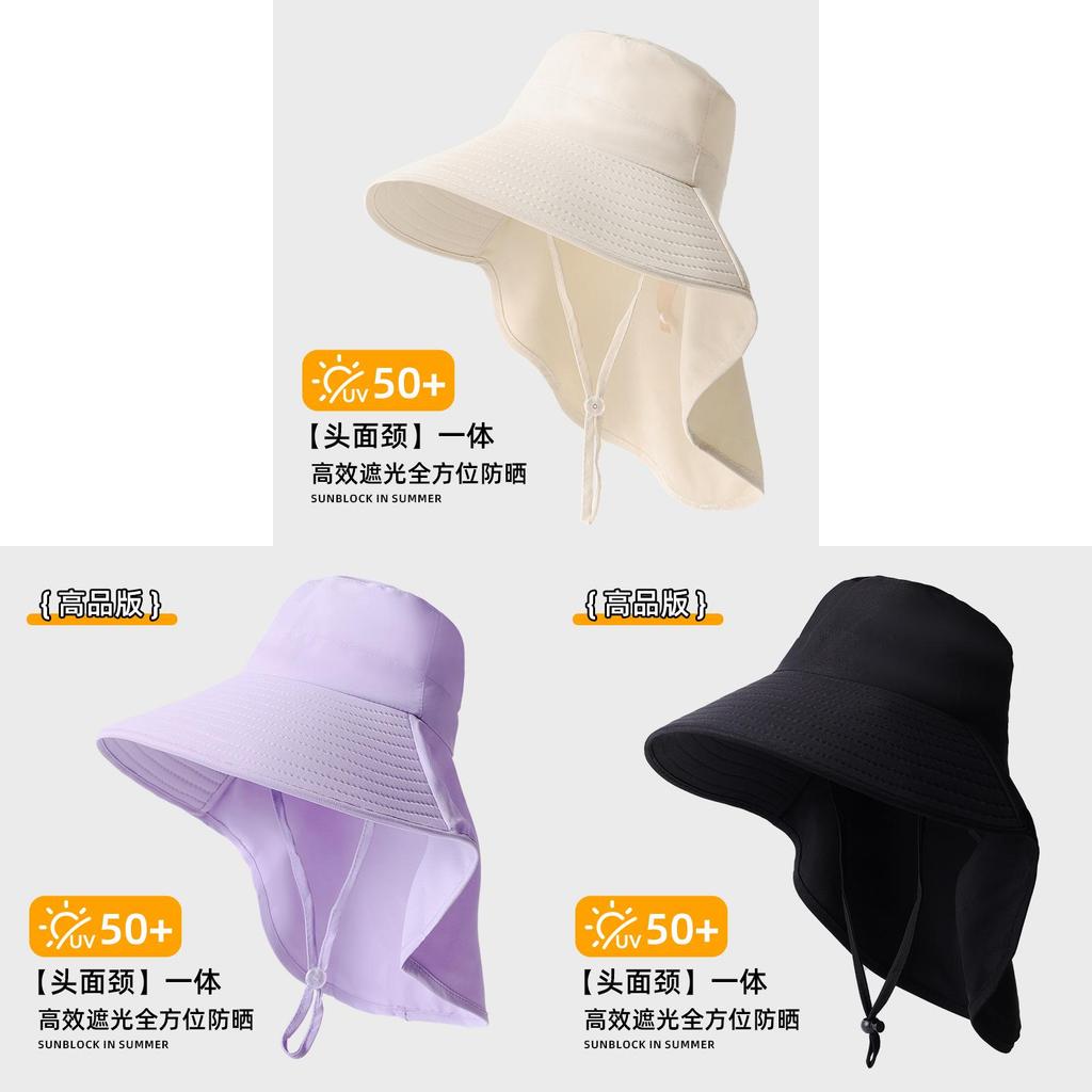 Summer Outdoor Sun Hat With Large Brim Uv Protection For Hiking And Fishing Enthusiasts