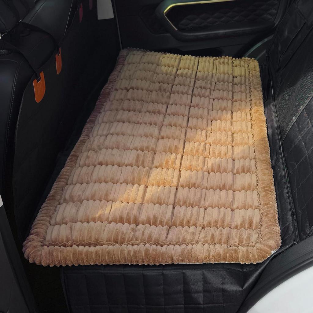 Deluxe Non-Slip Pet Car Seat Cover & Bed for Dogs and Cats