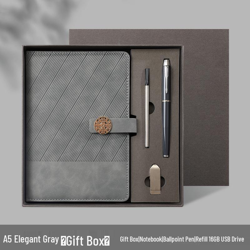 Custom Notebook & Diary Gift Set with Logo for Company Event or Student
