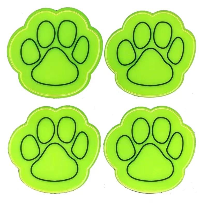 

4pcs Bicycles Reflective Stickers Bike Reflector Decals High Reflective for Enhanced Night Riding Safety & Visibility