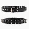 European and American Gothic Style Belts for Men and Women, Punk Three-row Pointed Beaded Rivet Women's Belts, Versatile Jeans Belts