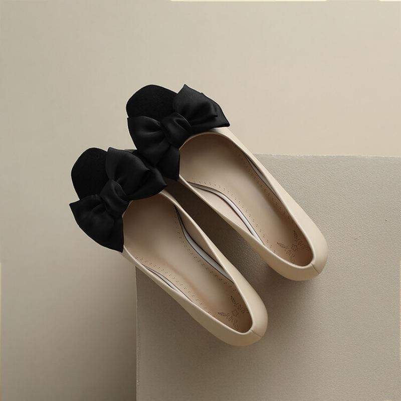 

Four seasons low-top shoes women s single shoes new women s one-pedal lazy shoes casual shallow high heels square head low-top 39 абрикосовый