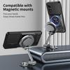 KEYSION Magnetic Phone Case for ZTE nubia Neo 2 5G Slide Camera Protection Upright Kickstand 360° Ring Shockproof Back Cover