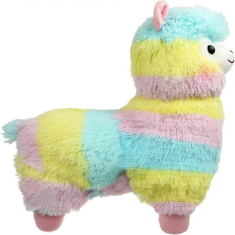 Cuddly Llama Rainbow Alpaca Doll 8 "soft Stuffed Animal Toy Day Wedding Anniversary