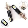 2x H1 6000K 8000LM Super Bright White DRL LED Headlight Bulb Kit CSP LED Fog Lamp Driving Light For High Beams Auto 55W Per Bulb