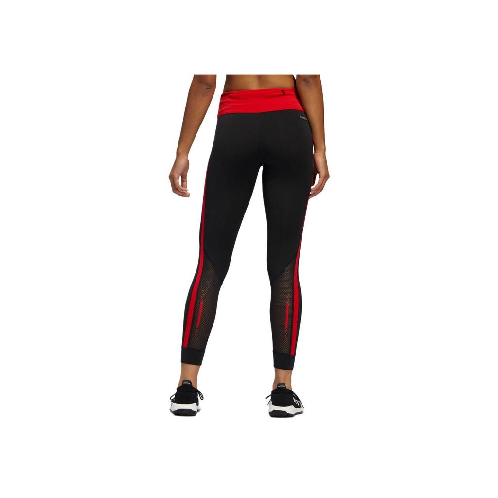 Adidas Casual Fashion Comfortable Slim Fit Sports Long Pants Women bottoms Black Red FI0648