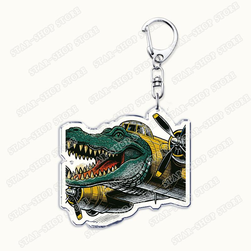 Italian Brainrot Animals Meme Keychains for Accessories Tralalero Tralala Tung Tung Tung Sahur Brr Brr Patapim Keyring Fans Gift