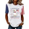 Womens Spring Tops Summer Shirts for Women Womens Summer Shirts Dressy Tops for Women Casual Printed Short Sleeve Tee