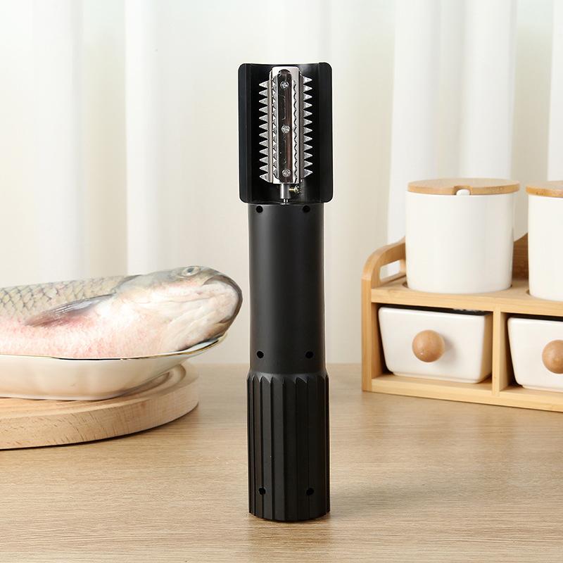Portable Electric Fish Scaler Remover Cordless Fish Scale Scraper Peeler Professional Fish Cleaning Tool for Home Commercial чёрный