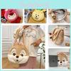 Pineapple Pup And Strawberry Bear Plush Cartoon Shoulder Bag Large Capacity Tote For Everyday Use