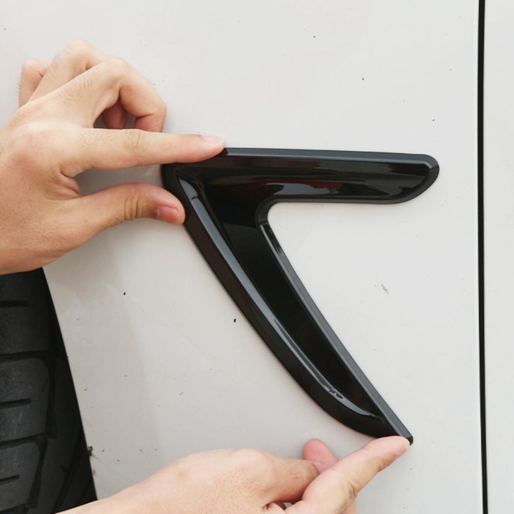 2pcs For BMW 3 Series F30 2013 - 2018 Car Side Wing Air Flow Fender Grill Outlet Intake Vent Trim High Quality ABS Durability