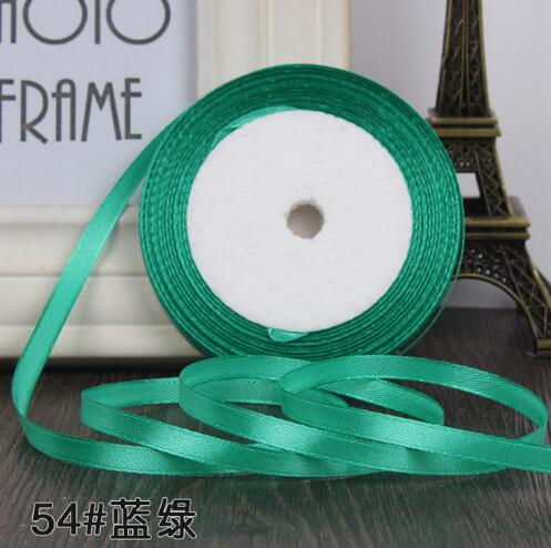 22 Meters (25 Yards) Silk Satin Ribbon 1/4" (6mm) Party Home Wedding Decoration Gift Wrapping Christmas New Year DIY Material