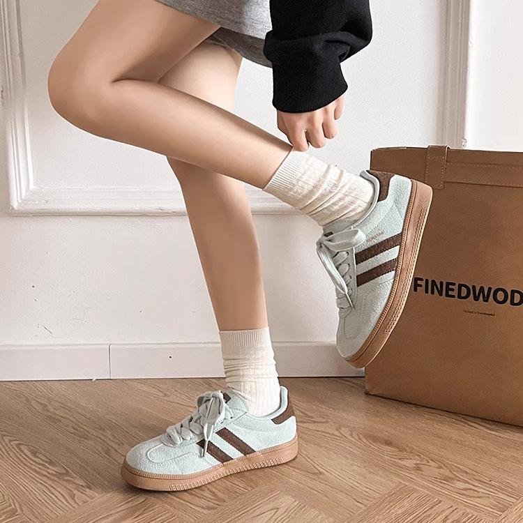 Dexun shoes Forrest Gump shoes women's 2025 spring and autumn new casual sports shoes versatile board shoes thick sole heightening white shoes