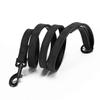 Engravable Microfiber Leather Dog Collar with Adjustable Anti-Lost Tag
