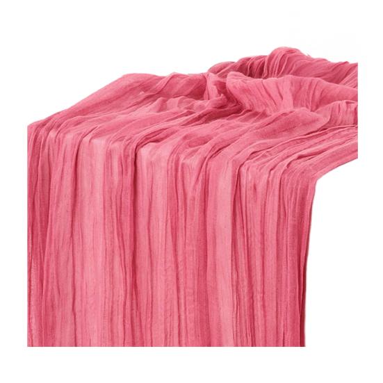 Table Flag Solid Color Pleated Design Bohemia Style Wedding Table Runner Special Events Wedding Decoration