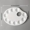 Painting Palette, Made of Environmentally Friendly Plastic, Reusable Art Tools Suitable for Gouache, Acrylic, Watercolor, Etc.