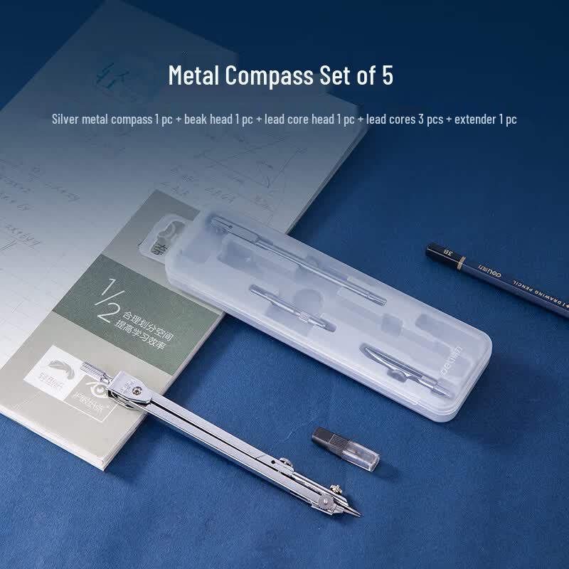 Deli Metal Compass Set
