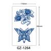 Herbal Tattoo Stickers, Juice Tattoo Stickers, Semi-Permanent English Letter Tattoo Stickers Tattoo