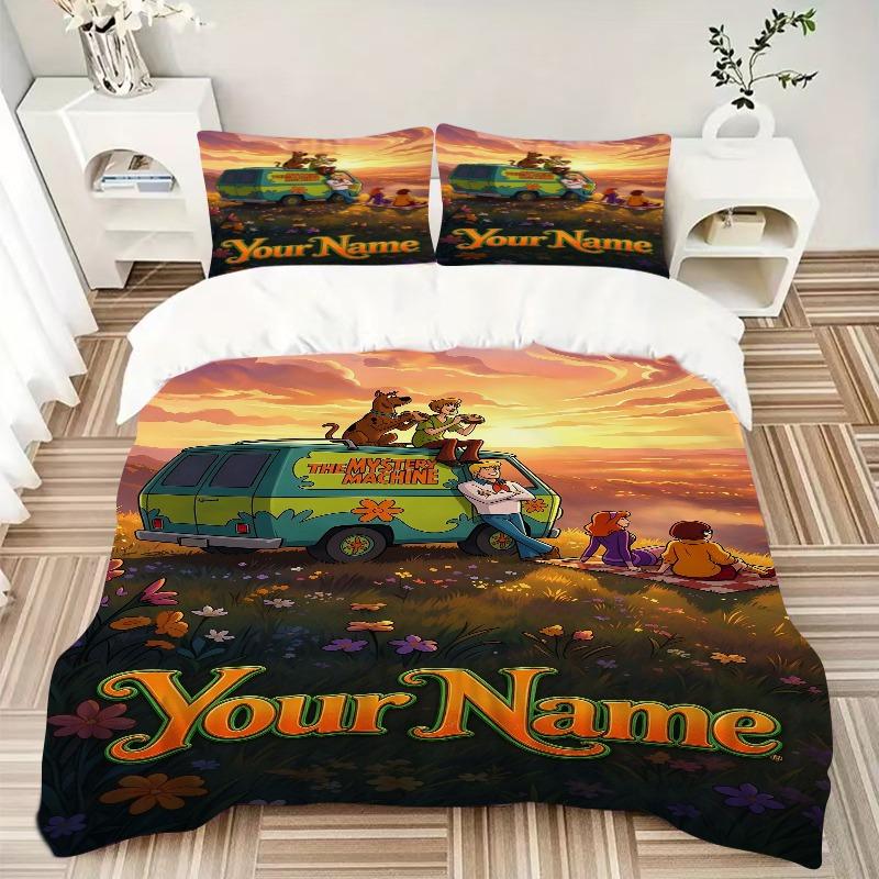 Twilight Journey Find Bedding Set Personalized Washable Custom 3Pcs Duvet Cover Pillowcases Soft Microfiber Home Bedroom Gift