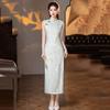 Sleeveless National Style New Chinese Long Cheongsam Improved Young 1011 New Women's High-end Retro Dress Summer