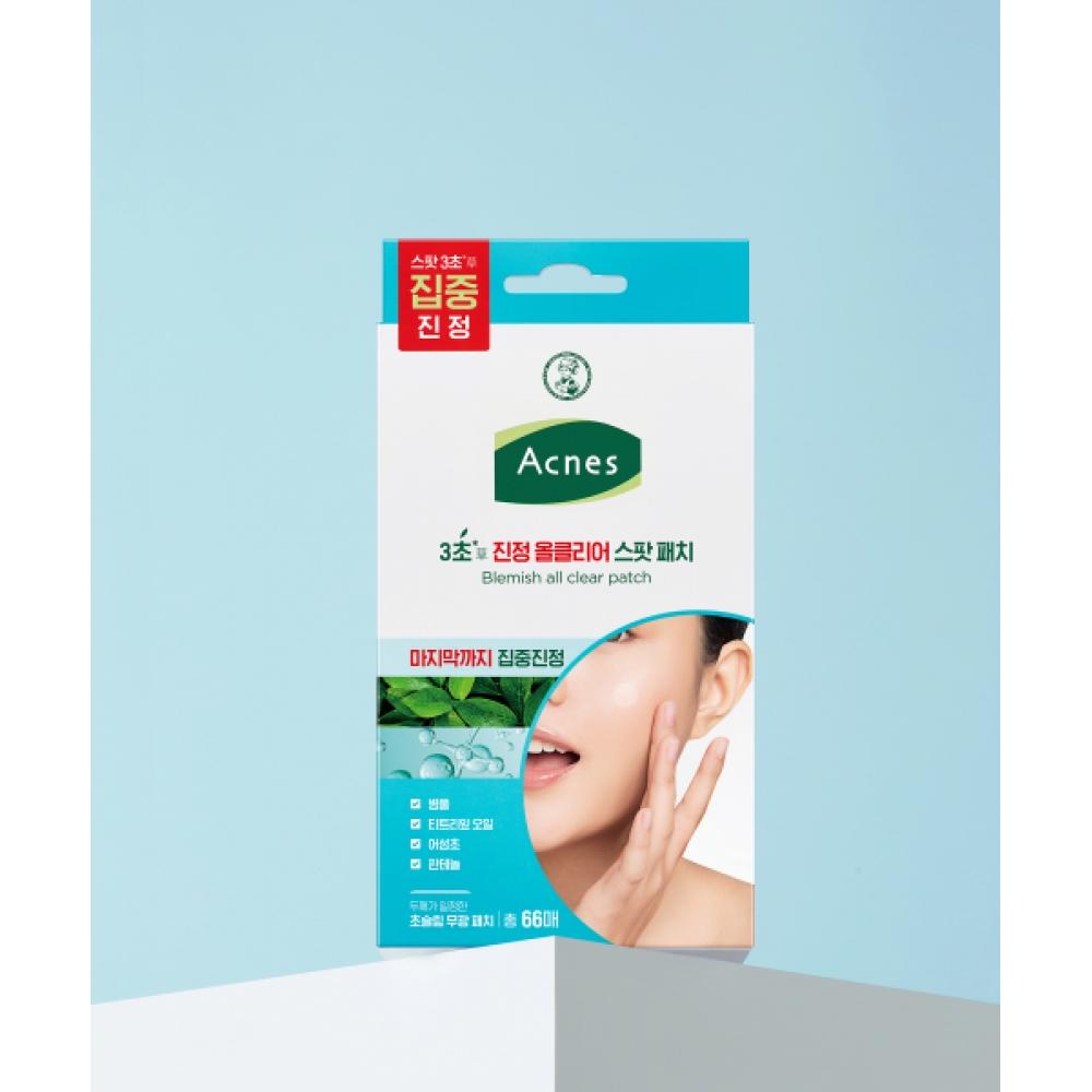 Acnes [2pack] 3 Second Calm All Clear Spot Patch 66 Sheets  + Free 18 Perfect Spot Patches 