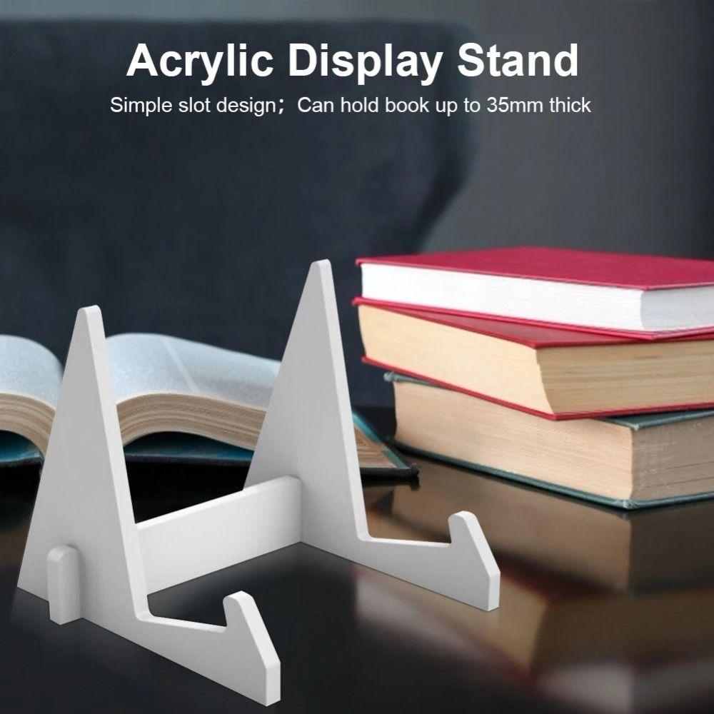 Acrylic Book Bracket Multifunctional Photo Frame Stand Universal Artwork Holder