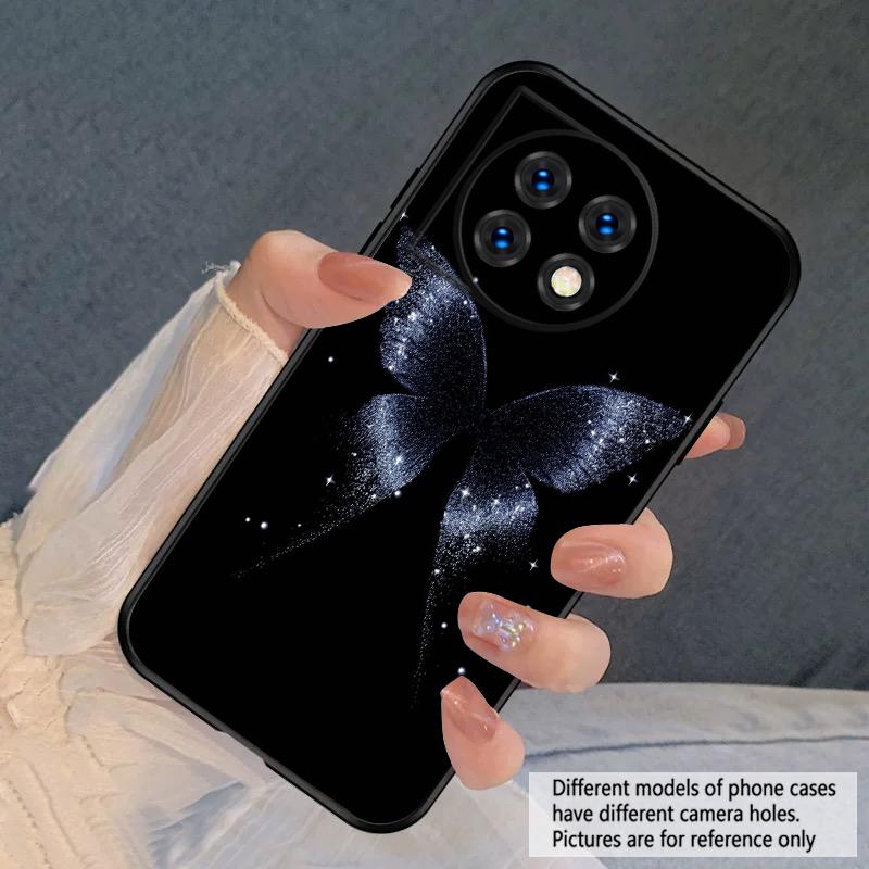 Weißer Schmetterling Für Oneplus 8T 9 9R 10 Pro 11 12 13 13R 5G ACE 5 Nord2 4 CE 3 4 Lite N20 SE N200 Silikon Weiche Handyhülle