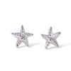 CARLIDANA Popular Ins Style Beach Stainless Steel Pentagonal Starfish Fashionable Marine Biological Design Jewelry Earrings
