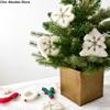 Süßer Weihnachtsfilz-Schneeflocken-Anhänger Weihnachtsbaum Fünfeck Herz Baumschmuck Weich Exquisit