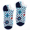 Evil Eye Low Cut Socks S/M 3.5-6.5