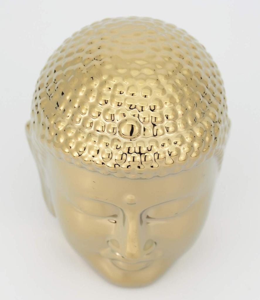 Sun Art Interesting Goods Buddha Piggy Bank Gold SAN2975 "Great Golden" 9.6cm