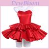 Perfekt Blau Kirigoe Mima Cosplay Kostüm Rotes Kleid Mit Seidenmaterial Für Halloween Anime Fans